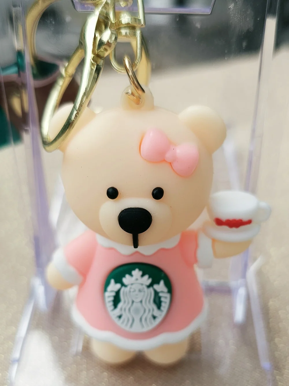 Starbucks Adorable 3D Bearista & Coffee Cup Keychains – You Pick! ☕